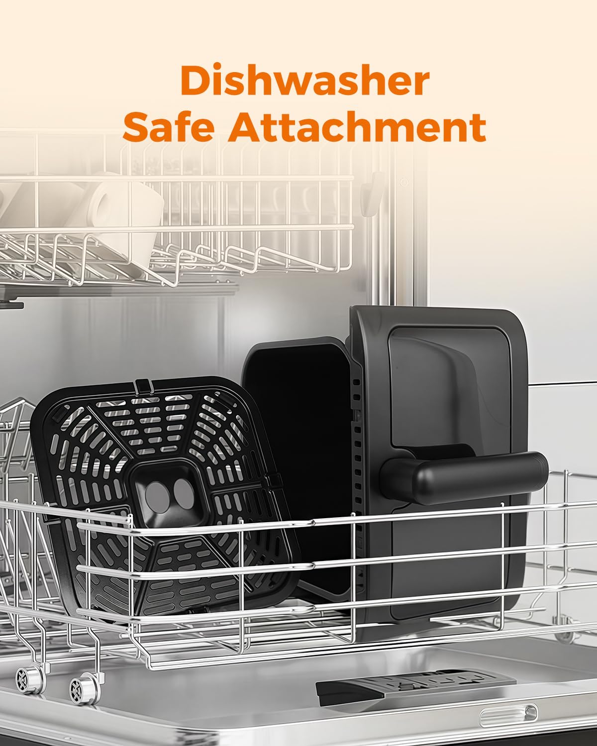 Bear air fryer easy-clean design for quick maintenance.