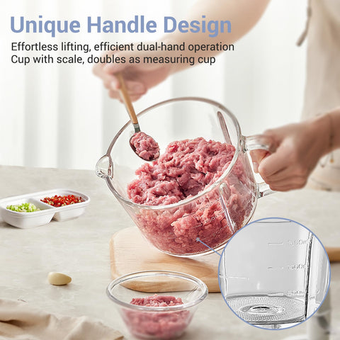 Bear Food Processor two speed control highlights versatile settings for soft and hard ingredients