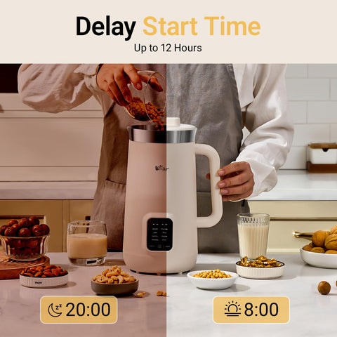 Bear Nut Milk Maker interior is stainless steel for pure-taste results.