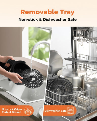 Compact dimensions save counter space in small kitchens.