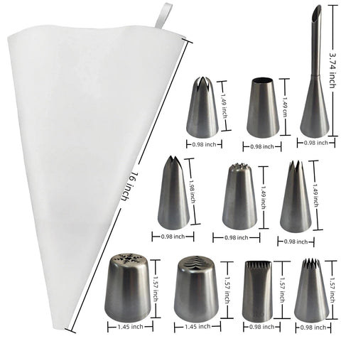 BearDot two couplers for quick tip changes during decorating