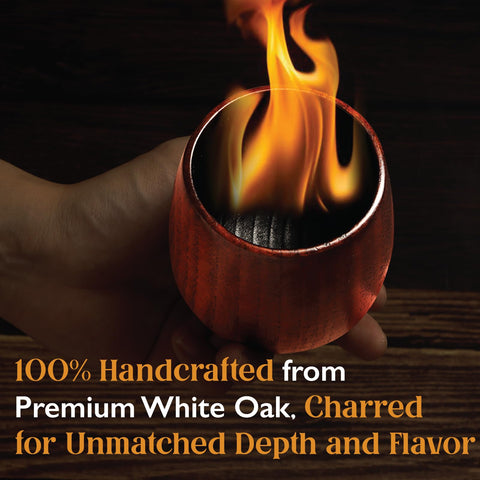 BearSkill bourbon glass with ice demonstrates flavor-friendly surface