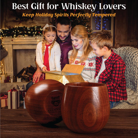 BearSkill easy-care wooden glass cleans by hand to preserve finish.