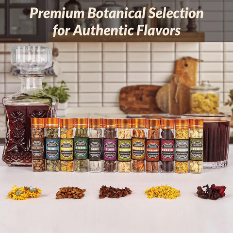  BearSkill whiskey infusion kit botanicals highlighting bold, customizable flavors