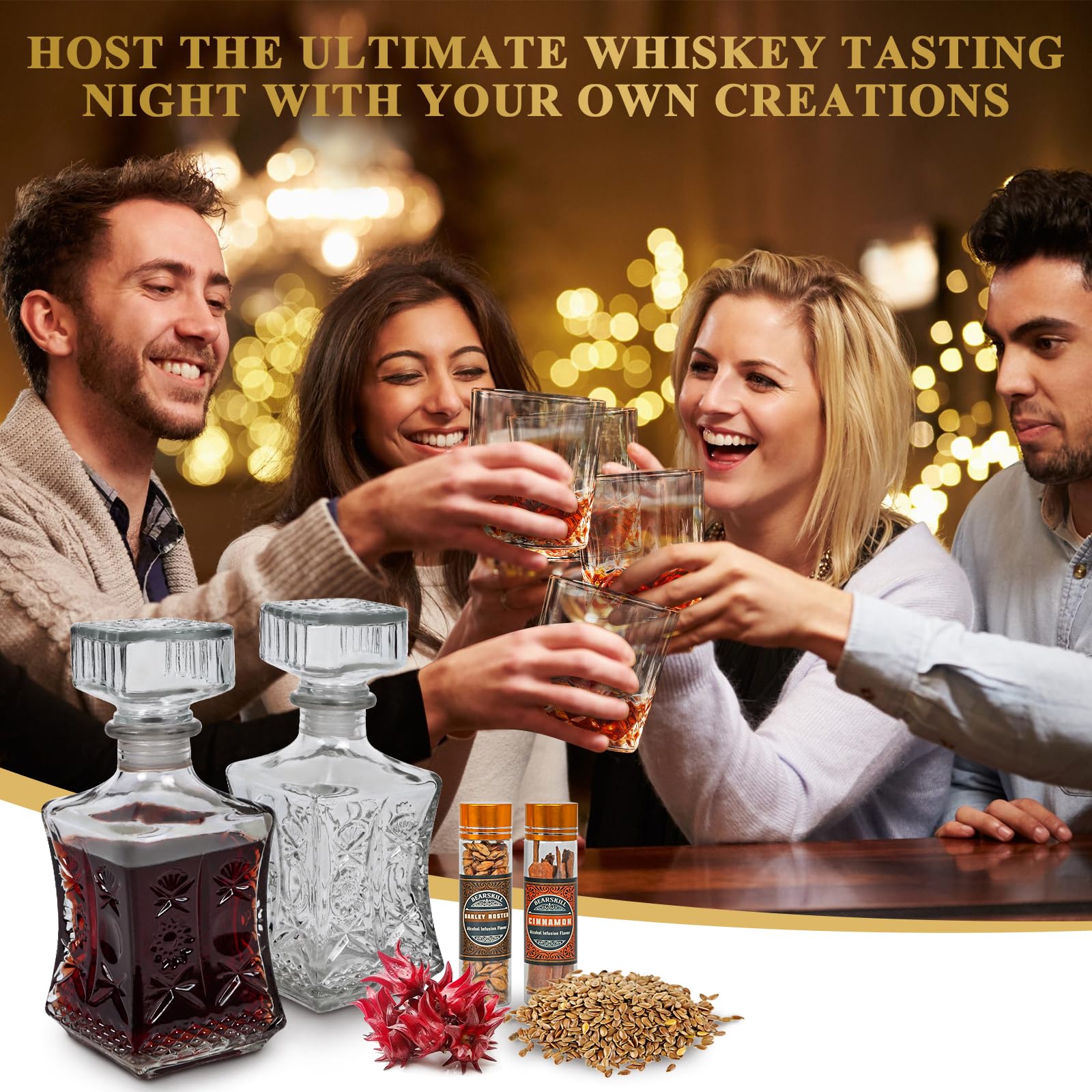  BearSkill whiskey infusion kit gift packaging appeals to gift givers