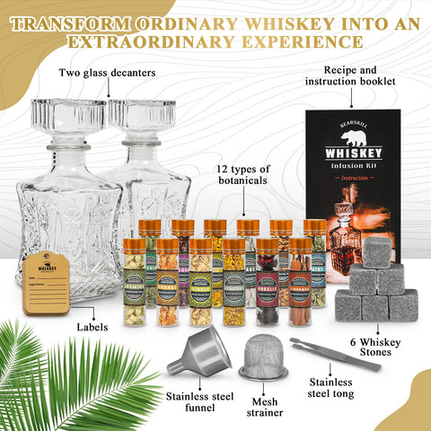  BearSkill whiskey infusion kit guide aiding beginners with step-by-step infusion
