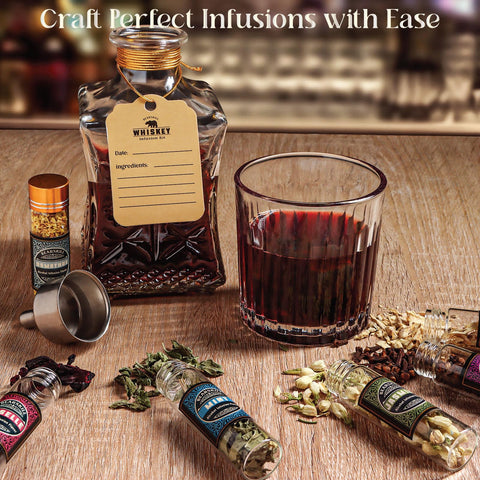  BearSkill whiskey infusion kit use case demonstrating at-home experimentation