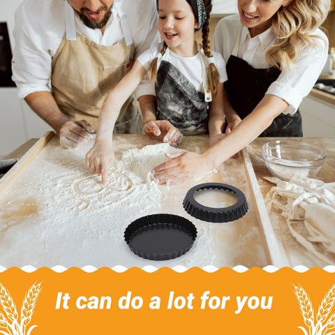 Beasea oven-safe tart pan suitable for multiple baking tasks