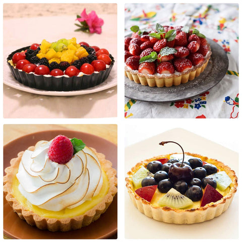 Beasea wavy edge tart pan promotes crisper edges