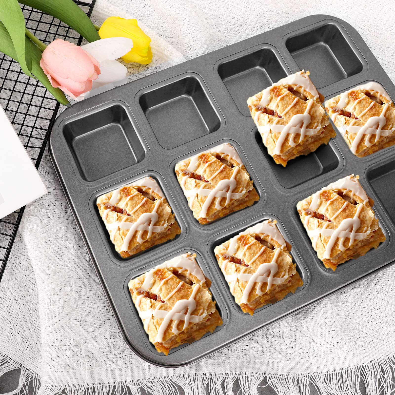 Beasea pans offer easy cleanup after baking sessions.