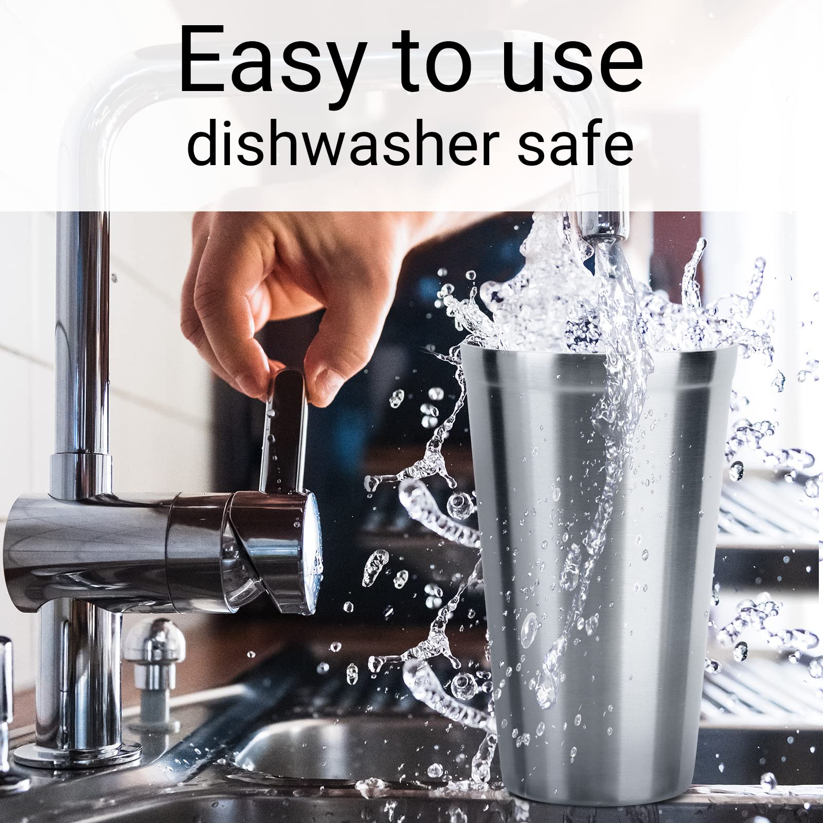 Beasea cups handle hot and cold beverages with ease.