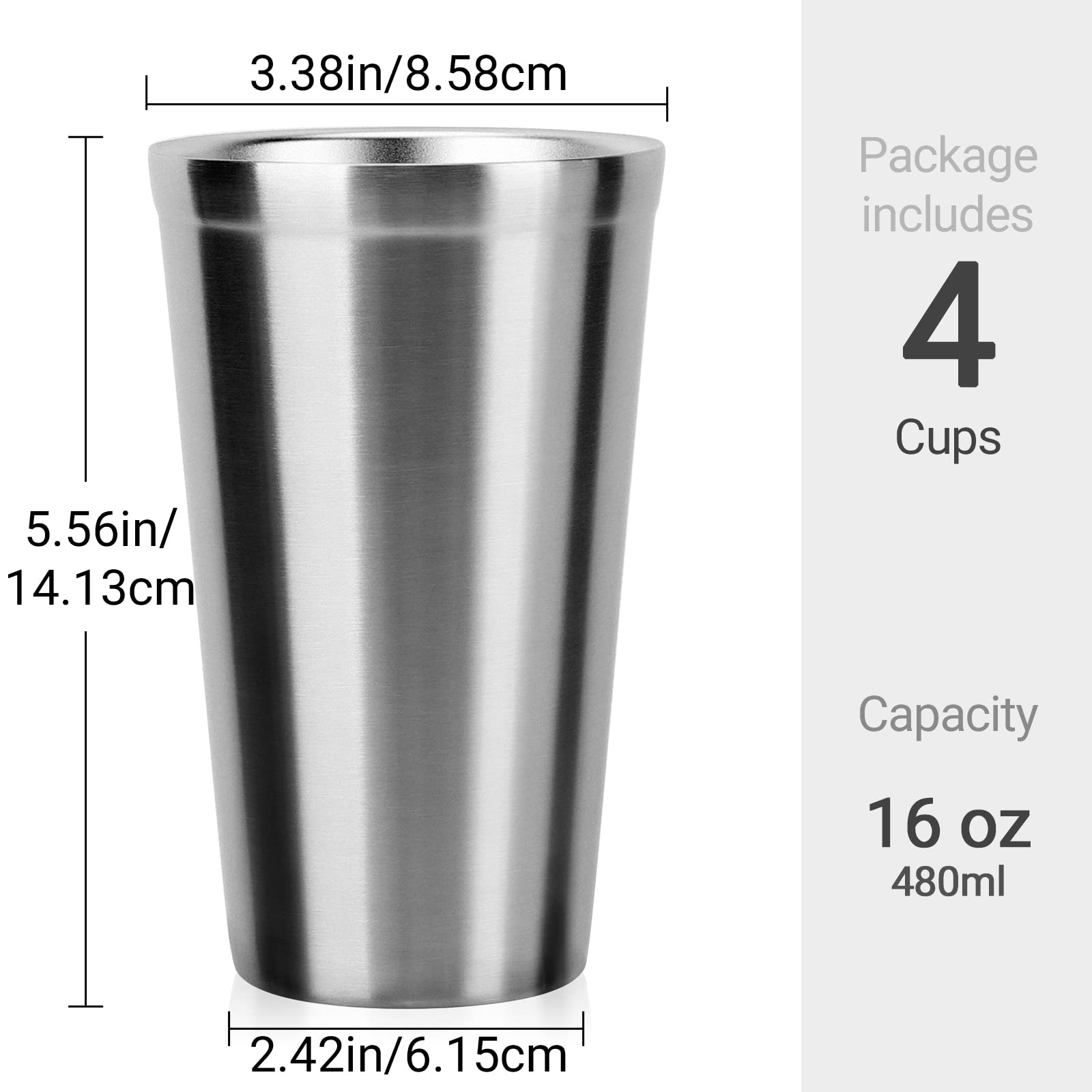 Beasea double-wall insulated cup close-up showing thermal efficiency.