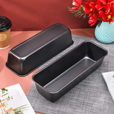 Beasea long loaf pan showing nonstick coating for effortless cleanup
