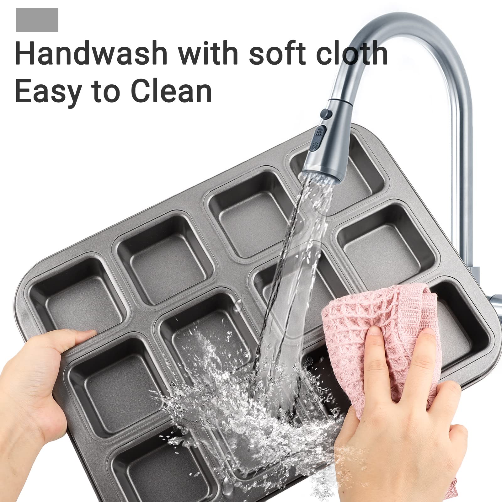 Beasea square mini-pan delivers crusty edges and soft centers