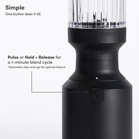 Beast Mighty 22oz blending vessel ready for quick smoothies on the go.