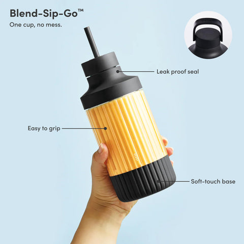 BEAST The Beast Mini Blender Plus ice-crushing action shown for frozen drinks