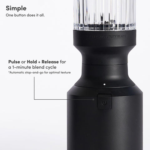 BEAST The Beast Mini Blender Plus straw cap and straws included for refreshing drinks