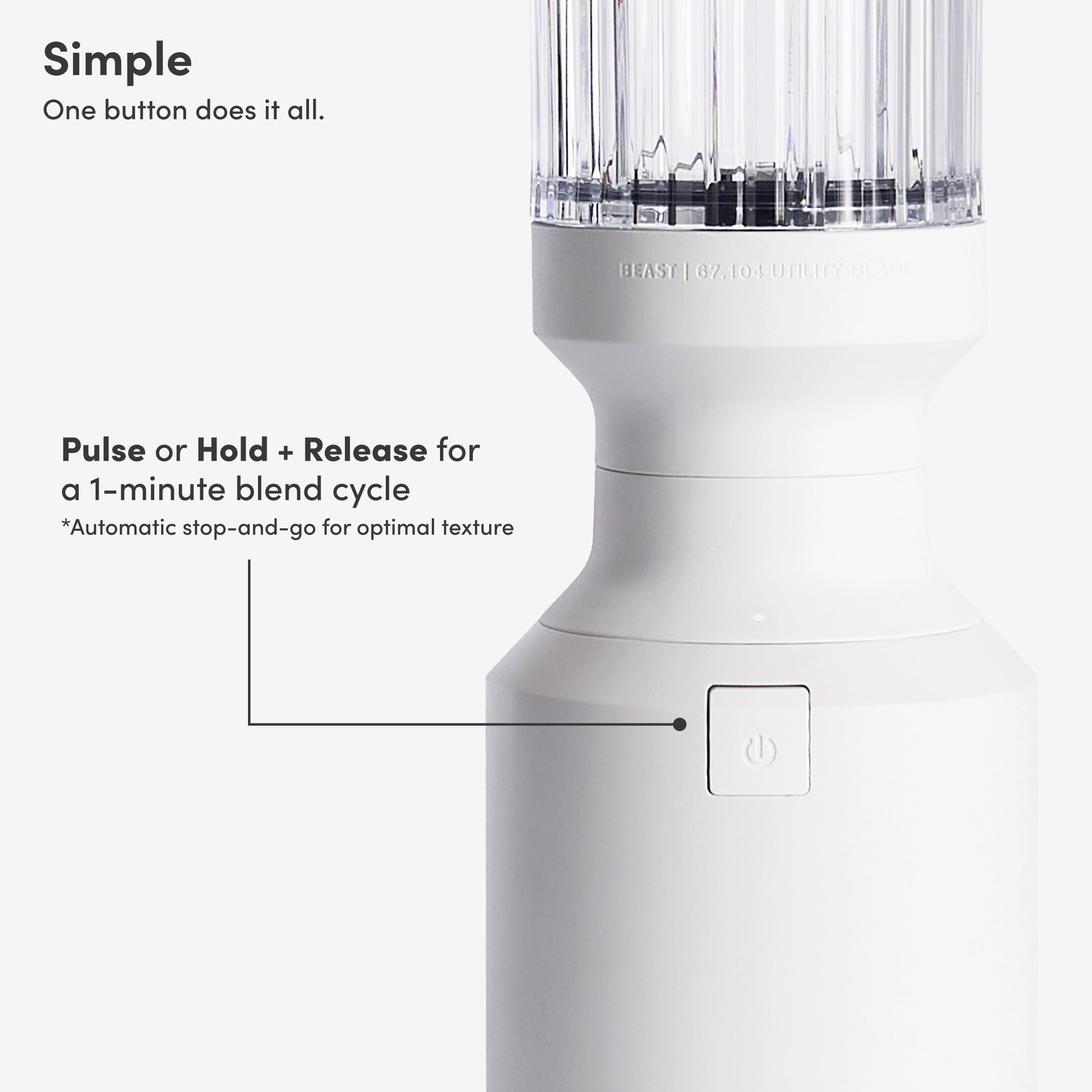 BEAST Drinking Lid option supports sip-and-go beverages.