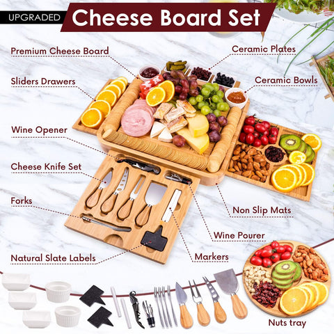 BEAUPLUS serving plates showcase meats and cheeses with style