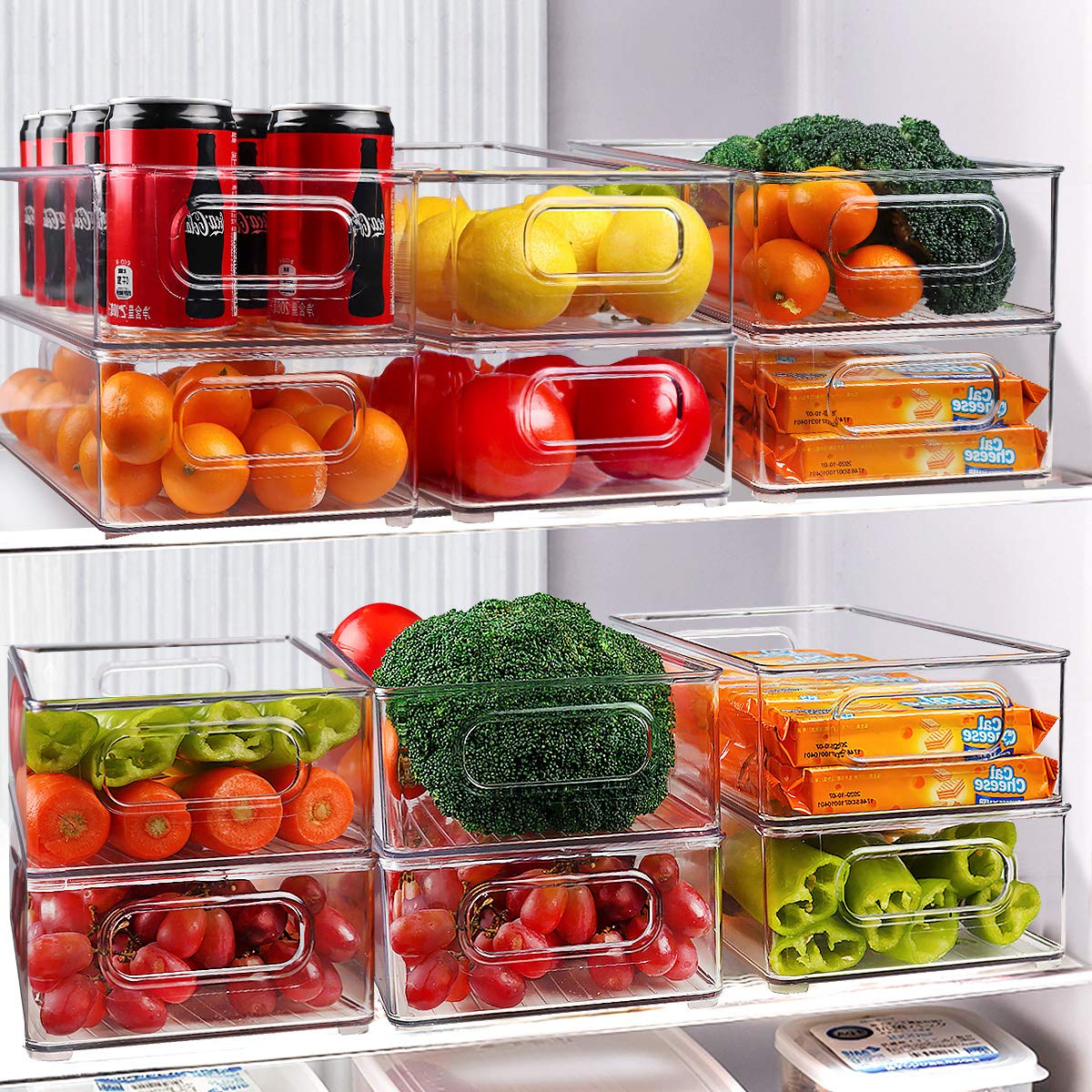 Beauty Cottage easy-grip handles make pulling bins simple.