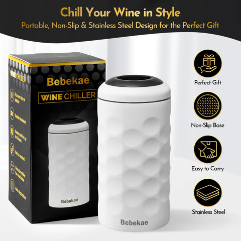 Bebekae chiller fits most 750ml wine and champagne bottles