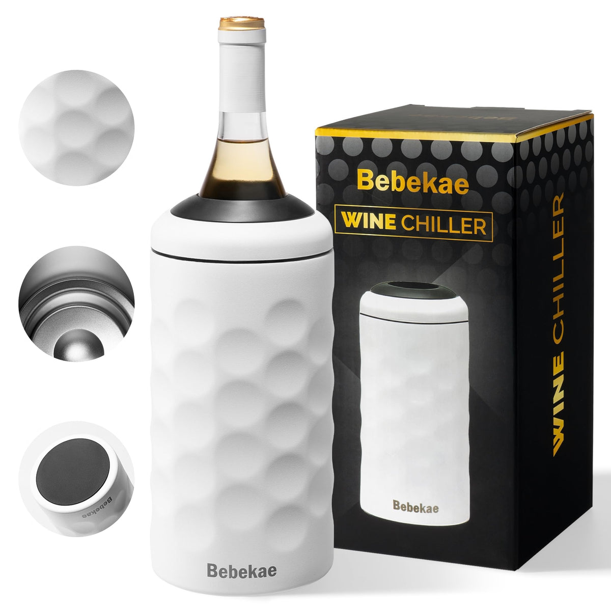 Bebekae bottle chiller with insulation keeps wine cool for hours