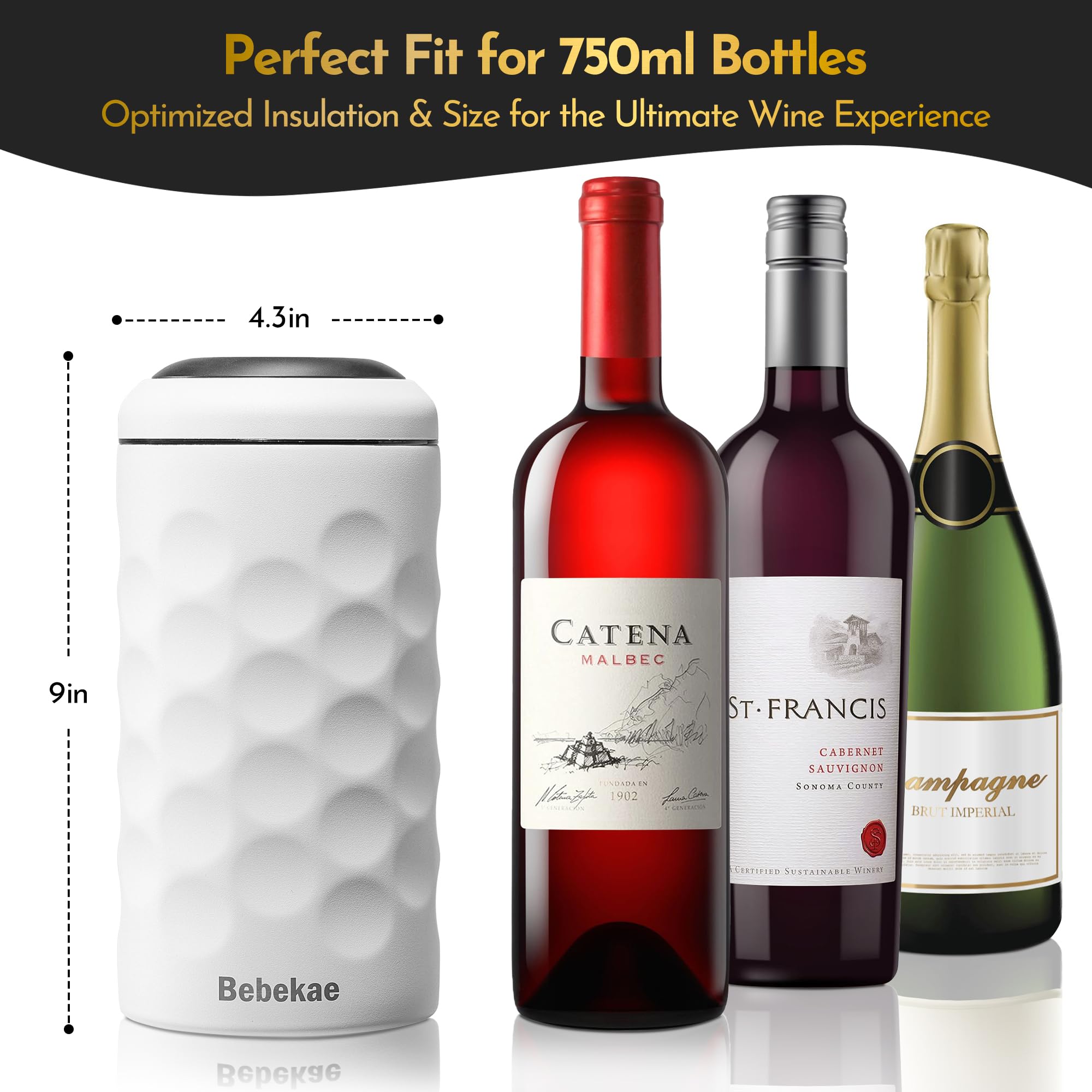 Bebekae stainless steel wine chiller showcases durability for gatherings