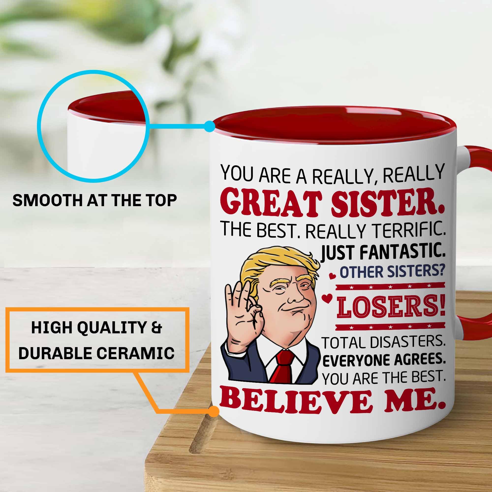BECHUSKY mug features durable printing that stays vibrant after many washes.