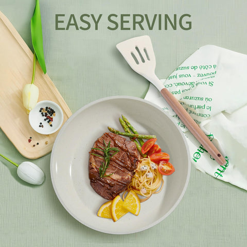 BECIGAR saucepans with lids and a frying pan for versatile meals.