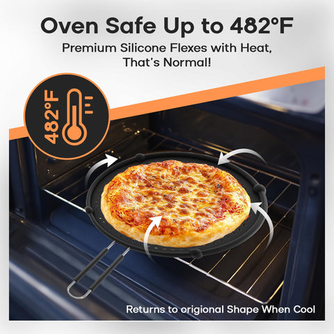 Beckon Ware multi-function tool used as lid or strainer