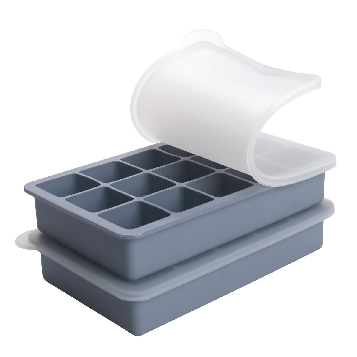 BECOKIT 2-tbsp silicone freezer mold with lids for organized meal prep.