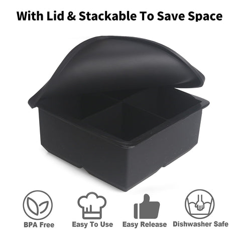 BECOKIT easy-release silicone tray showing flexible bottom release