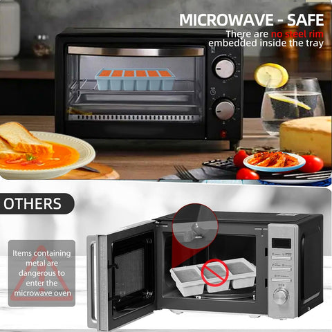 BECOKIT perfect for freezing sauces, baby food, and desserts