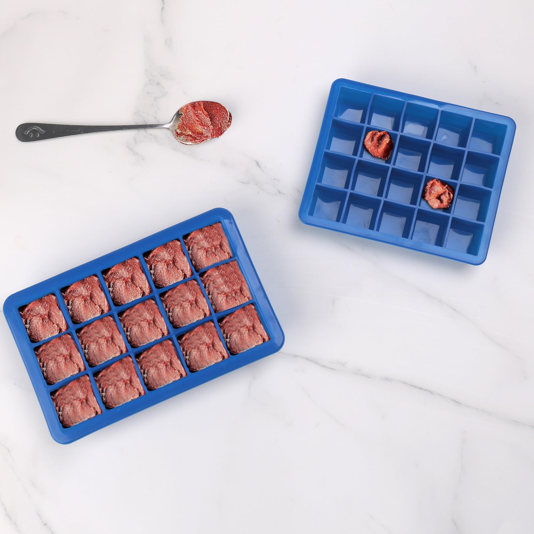 BECOKIT freezer tray 2tbsp portioning for larger portions and flexible storage