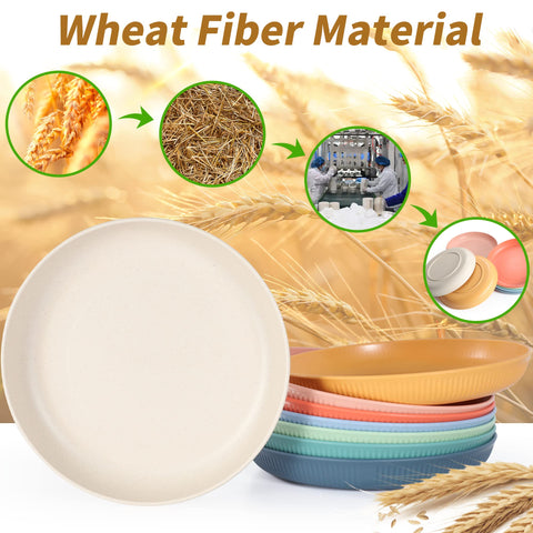 Microwave and dishwasher safe becutlery plate for quick cleanup.