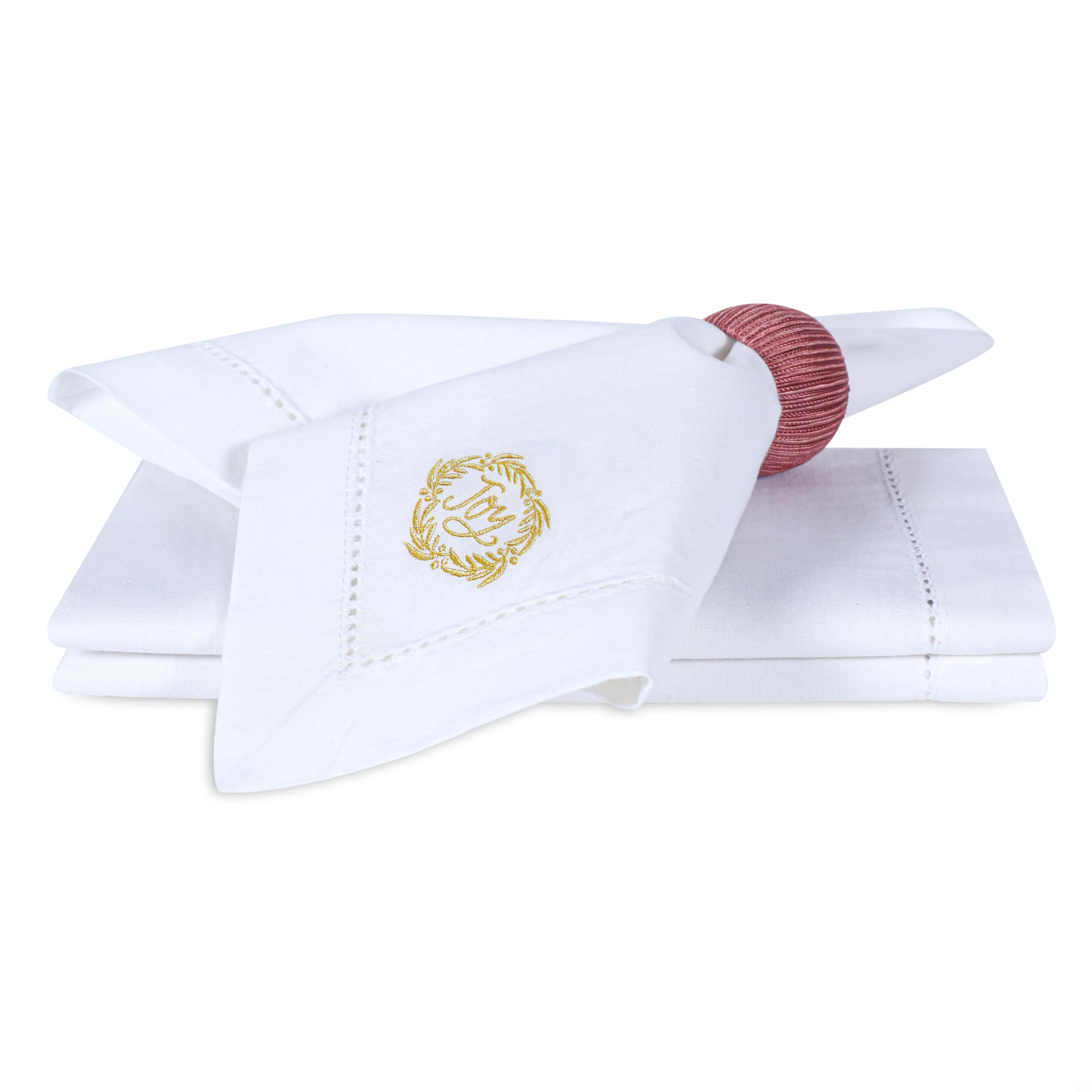 Bedding Craft large 18x18 napkins providing full table coverage