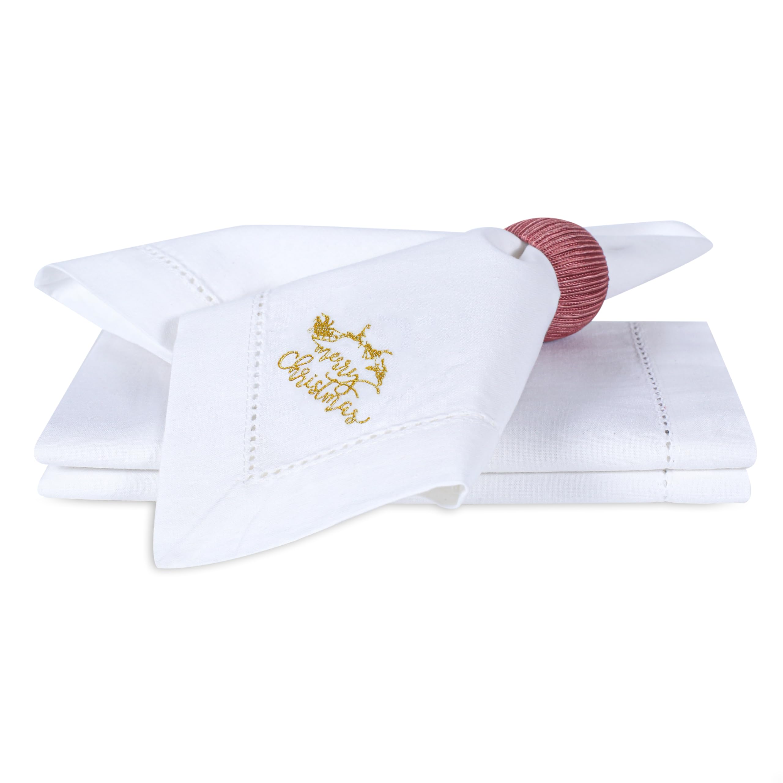 Bedding Craft wrinkle-resistant finish napkins stay neat between courses