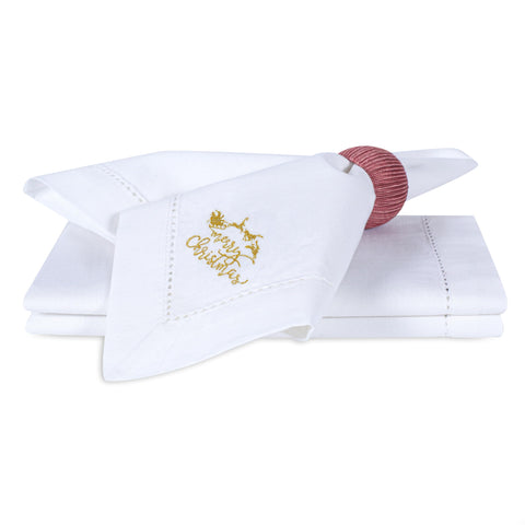 Bedding Craft wrinkle-resistant finish napkins stay neat between courses