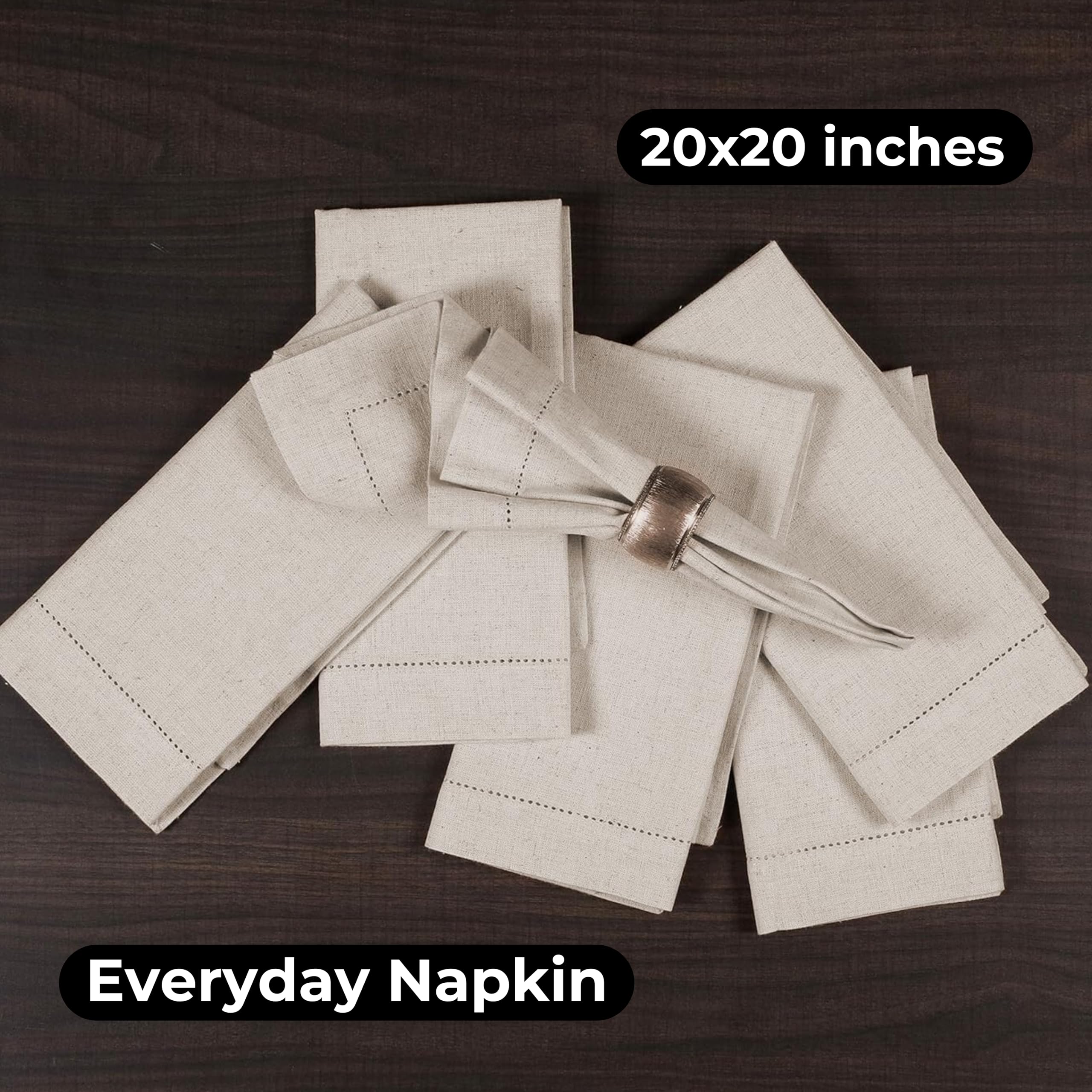 Bedding Craft machine washable napkins simplify cleanup after gatherings.