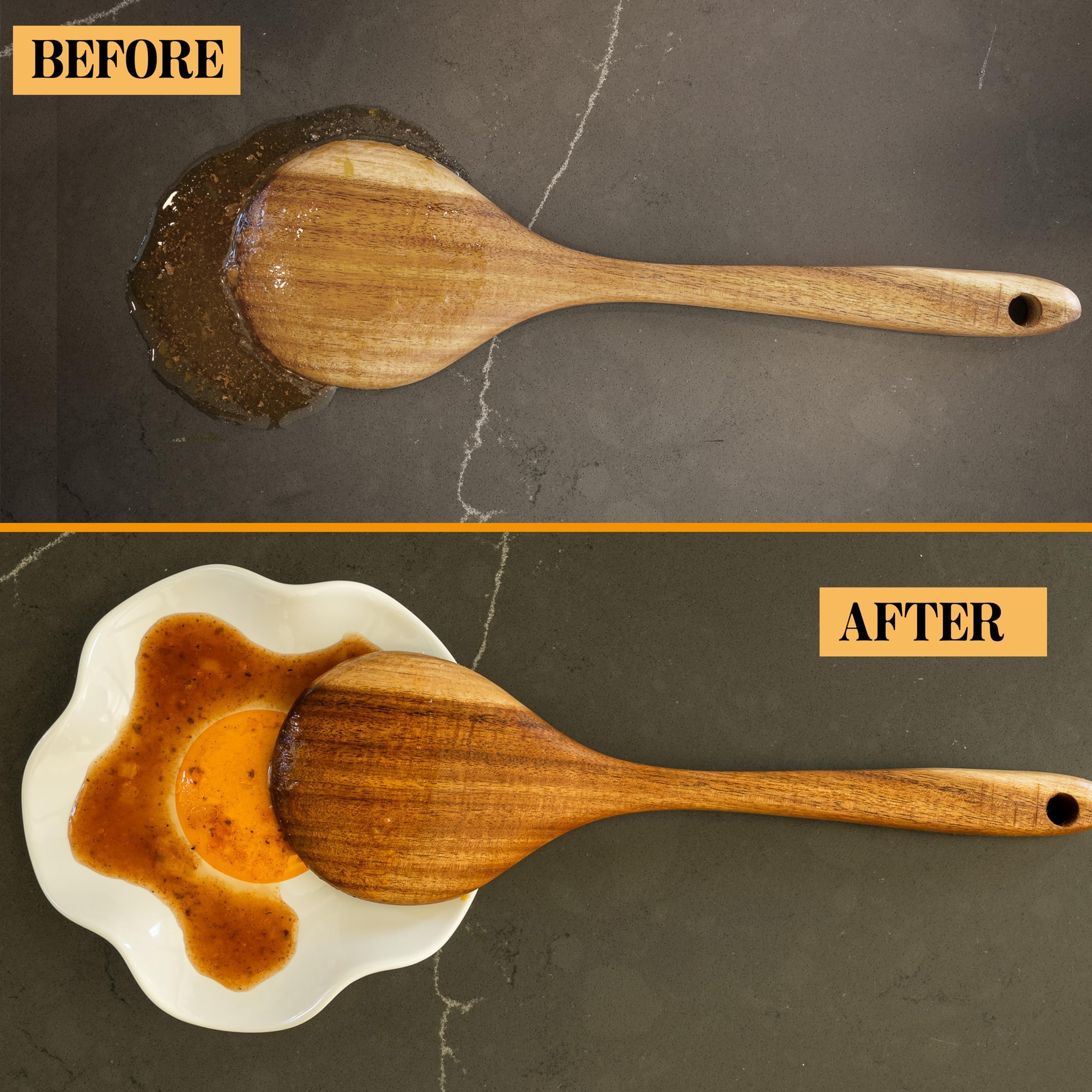Bee! housewarming gift spoon rest complements modern and rustic kitchens.