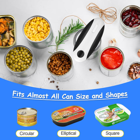 BeEcone Electric Can Opener hygienic stainless blade prevents cross-contamination.