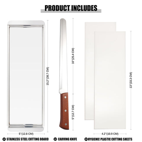 Beef Jerky Slicer Kit adjustable thickness to customize slices