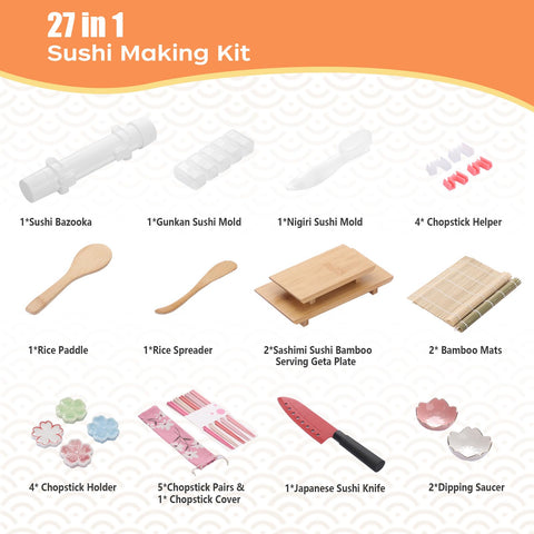 Beegofly sashimi bamboo plate for stylish homemade sushi and sashimi