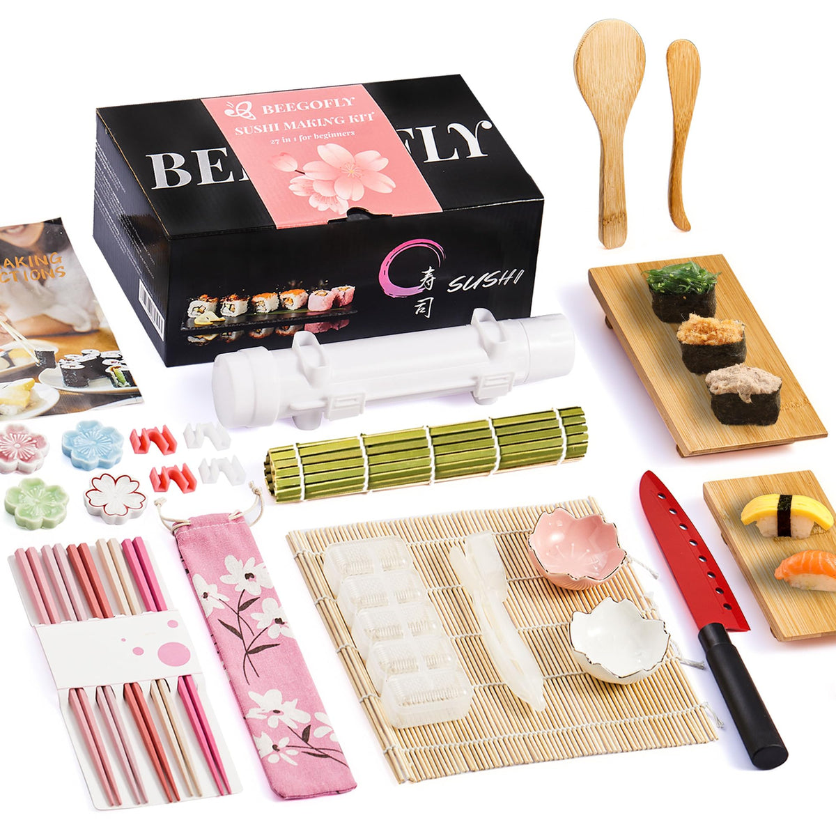 Beegofly sushi bazooka roller for easy, mess free homemade sushi