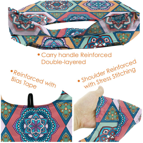 BeeGreen 50lb capacity tote bags: sturdy handles for heavy groceries.