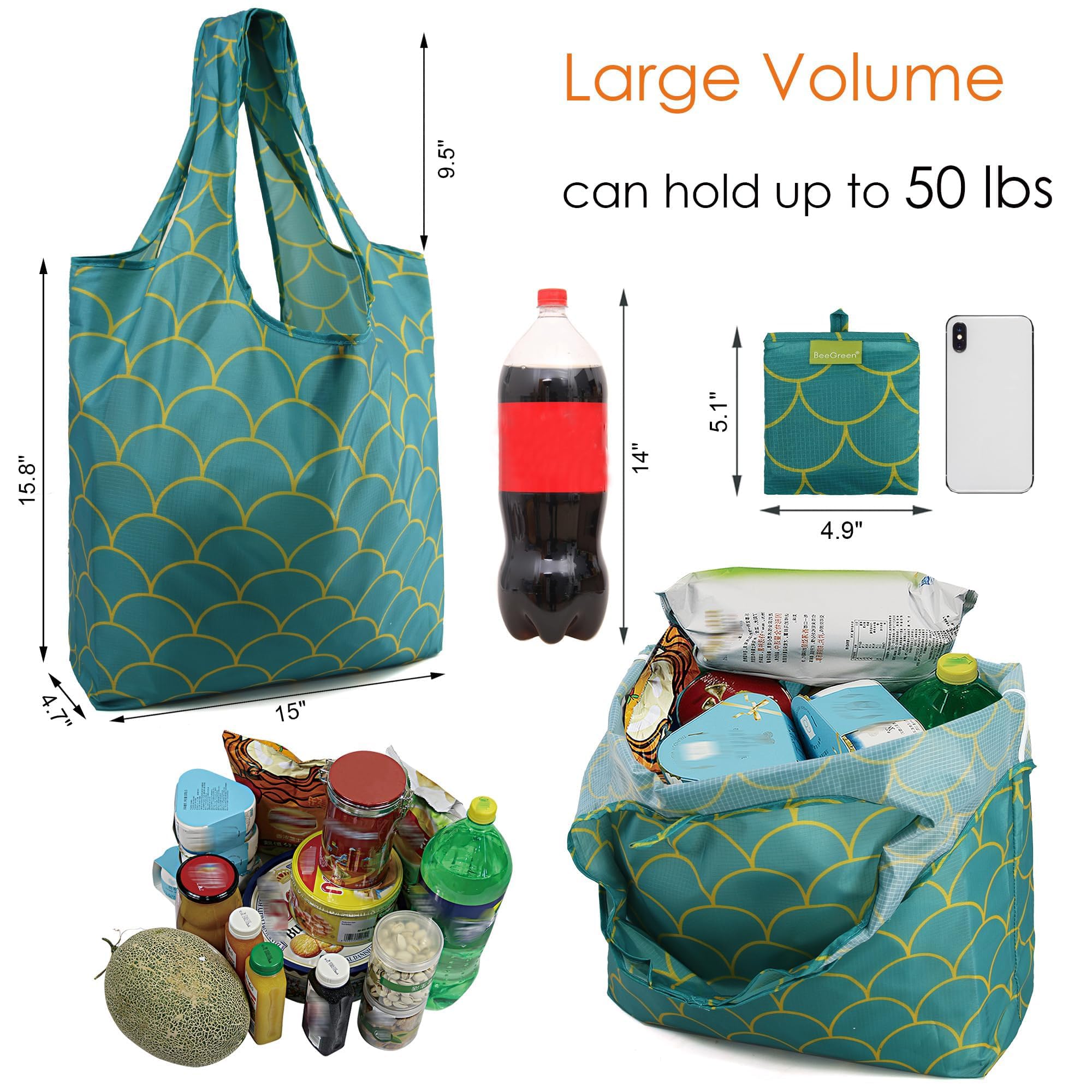BeeGreen animal-pattern grocery bag design for everyday use