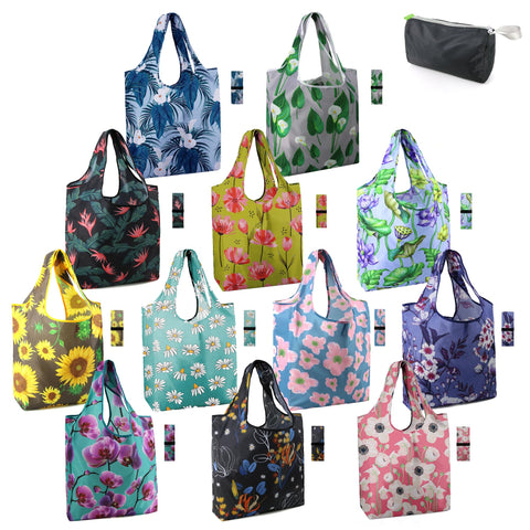 BeeGreen bag folded compactly for easy storage and on-the-go shopping.