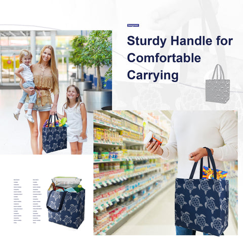 BeeGreen foldable portable tote bags offering compact storage for spontaneous trips.