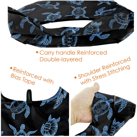 BeeGreen Foldable roll-up tote for compact, portable storage.