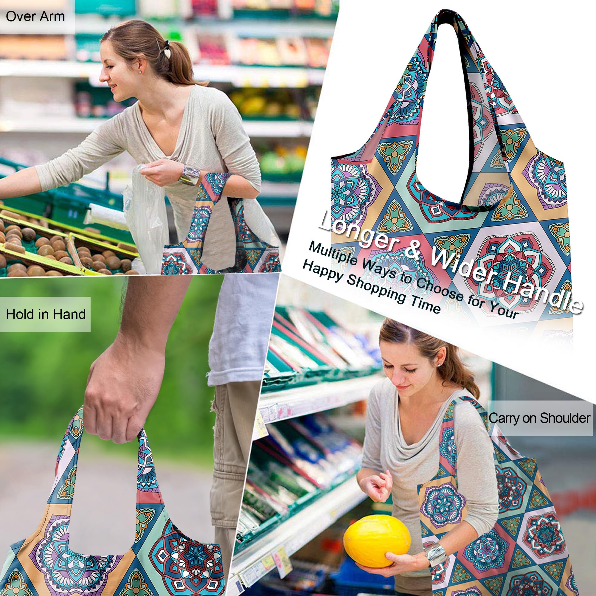 BeeGreen foldable tote bags: compact storage for travel and shopping.